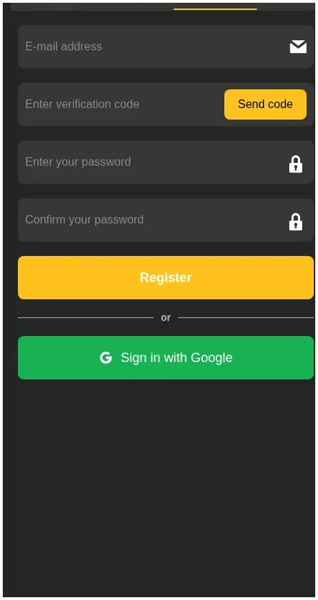 Dope Wins Registration form, "Register" button with email and password fields, 28.10.2026